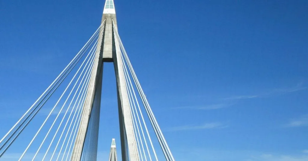 Vy över Uddevallabron.