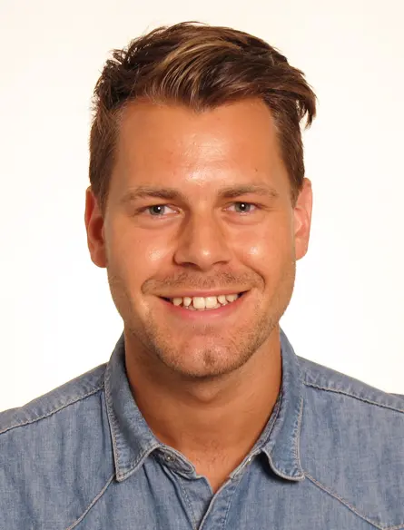 Porträttbild på LIA-handledare Emil Mattisson.