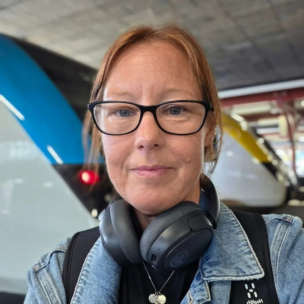 Liza Berggren. Studerande automationsingenjör inom robotik.
