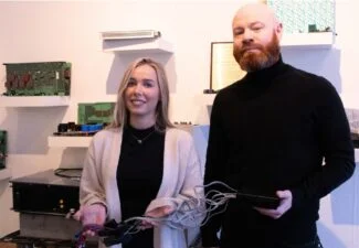 Studerande elektronikingenjörer fick roller i framgångsrikt forskningsprojekt