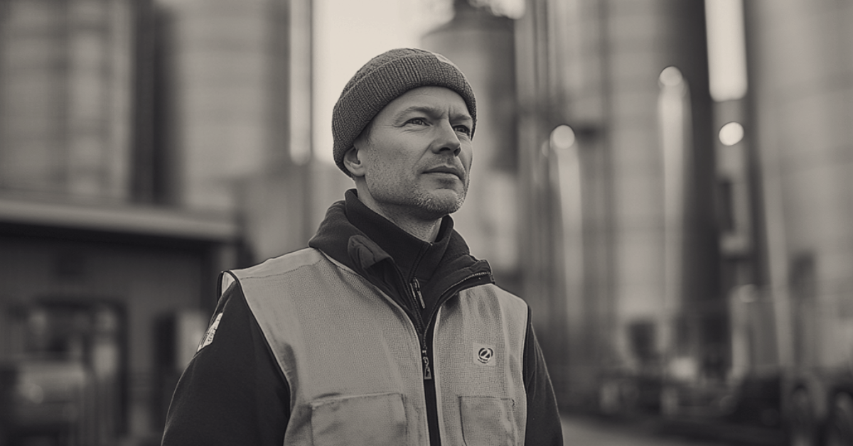 Service- och underhållstekniker inom biogas utanför anläggning.